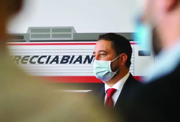 Giancarlo Cancelleri e Frecciabianca